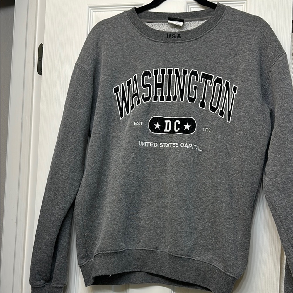 Washington DC USA Gray unisex sweatshirt